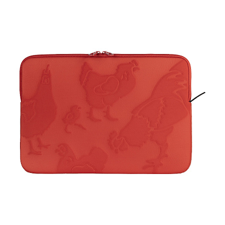 Tucano Sleeve Rilievo up to 15.0" Chickens, Orange Tucano Sleeve Rilievo up to 15.0" Chickens, Orange