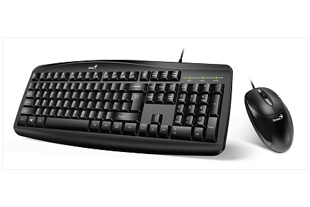 Keyboard & Mouse Genius Smart KM-200, 12 Fn keys, Concave keycap, Spill resistant, 1000dpi, 3 button