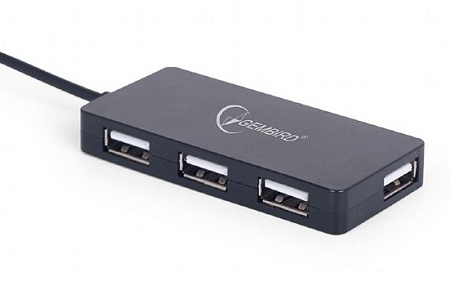 USB 2.0 Hub 4-port Gembird "UHB-U2P4-04", Black