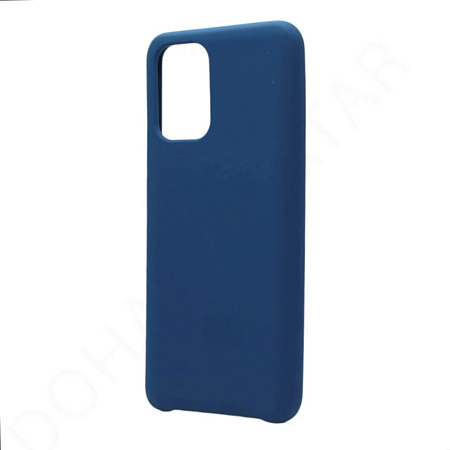 Helmet Case Liquid Silicone Samsung S20 Plus, Blue