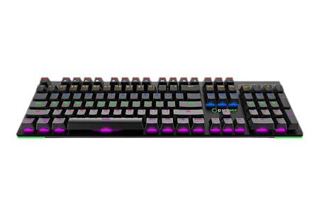 Gaming Keyboard Gamemax KG801, Mechanical, FN Keys, Anti-Ghosting, RGB, EN layout, Black.USB Gaming Keyboard Gamemax KG801, Mechanical, FN Keys, Anti-Ghosting, RGB, EN layout, Black.USB