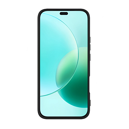 WOO Case Liquid Silicone Honor 600 Lite 5G, Black