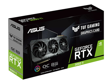 VGA ASUS RTX3060Ti 8GB GDDR6 TUF Gaming  (TUF-RTX3060TI-O8GD6X-GAMING)