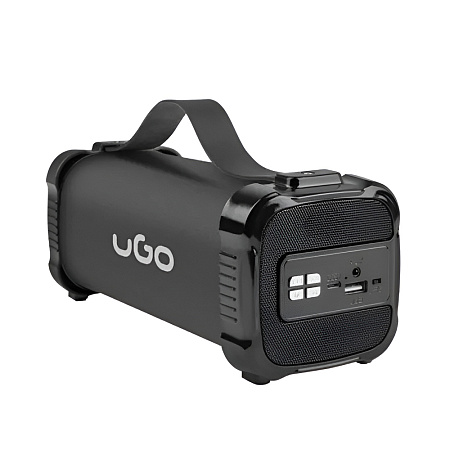 UGO Speaker Mini Bazooka 2.0, 5w RMS, Bluetooth, Black