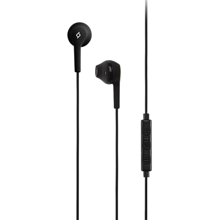 ttec Headphones In-Ear with Built-in Remote Control RIO, Black