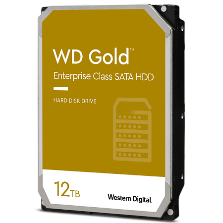 3.5" HDD 12.0TB-SATA-256MB Western Digital "Gold (WD121KRYZ)", Enterprise, CMR 3.5" HDD 12.0TB-SATA-256MB Western Digital "Gold (WD121KRYZ)", Enterprise, CMR