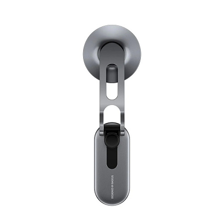 Baseus Car Mount Magnetic Phone Holder T-Space Series Folding Metal, Frost Silver