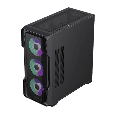 Case EATX GAMEMAX Siege, w/o PSU, 0.6mm, 4x120mm ARGB, ARGB Hub, Tempered Glas, Front Mesh, DF, 1xUS Case EATX GAMEMAX Siege, w/o PSU, 0.6mm, 4x120mm ARGB, ARGB Hub, Tempered Glas, Front Mesh, DF, 1xUS