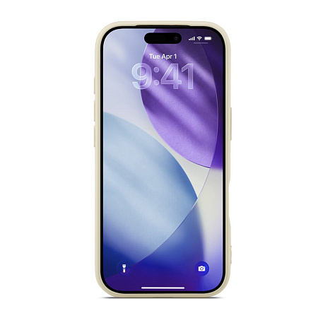 WOO Case Liquid Silicone iPhone 17 Pro Max/ iPhone 18 Pro Max, Beige WOO Case Liquid Silicone iPhone 17 Pro Max/ iPhone 18 Pro Max, Beige