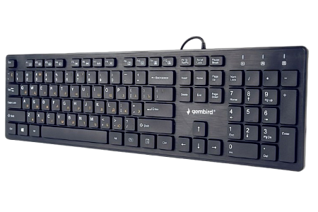 Клавиатура Gembird KB-MCH-03-RU, Проводное, Чёрный Клавиатура Gembird KB-MCH-03-RU, Проводное, Чёрный