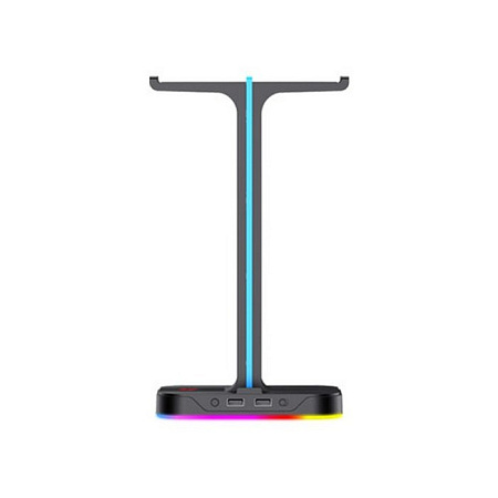 Gaming Headset Stand Havit TH650, 270x150x100mm, 2xUSB 2.0, RGB, Cable organizer 