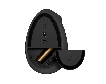 Wireless Mouse Logitech Lift Vertical, 400-4000 dpi, 6 buttons, Ergonomic, 125g., 57° tilt, 1xAA, Bo