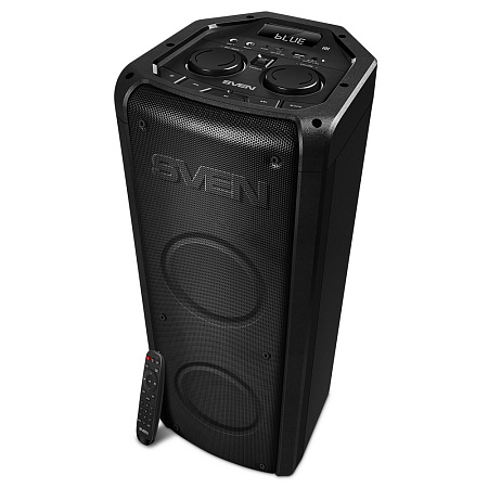 Partybox SVEN "PS-710" 100W, TWS, Bluetooth, FM, USB, microSD, LED-display, 4400mA*h