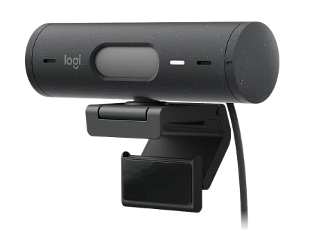 Camera Logitech BRIO 500, 1080p/30fps, FoV 90°, 4MP, Zoom:4x, Autofocus, Stereo mic, Shutter, 1,5m, 