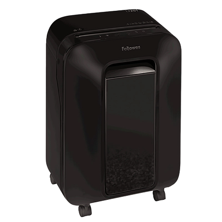 Fellowes  Powershred® LX201 Black, DIN Level P-5, Cross4х12mm, Capacity 12sheets, Vol.22 lit Staples