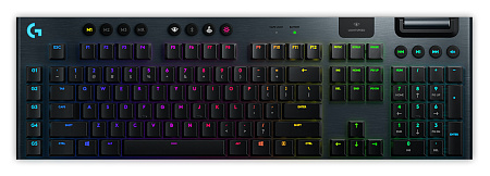 Gaming Wireless Keyboard Logitech G915, Mechanical, Ultra thin, GL Tactile, Aluminum, Media сontrols Gaming Wireless Keyboard Logitech G915, Mechanical, Ultra thin, GL Tactile, Aluminum, Media сontrols
