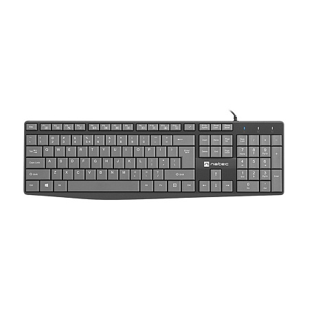 Natec Keyboard Nautilus Slim, US Layout