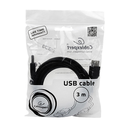 Cable USB, USB AM/AF, 3.0 m, USB2.0, Cablexpert, CCP-USB2-AMAF-10