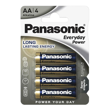 Panasonic  "EVERYDAY Power" AA Blister *4, Alkaline, LR6REE/4BP