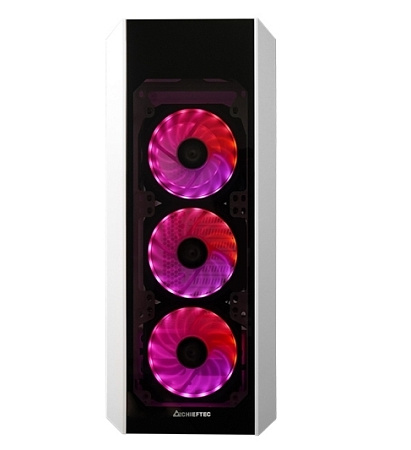 Case ATX Chieftec SCORPION III, w/o PSU, 0,6mm, 4x120mm RGB, Front & Side Tempered Glass, 2xUSB3.0, 