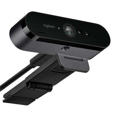 Camera Logitech Brio 4K Stream, FoV: 90°, 13MP, Zoom: 5x, Autofocus, Stereo mic, Shutter, HDR, 2.2m