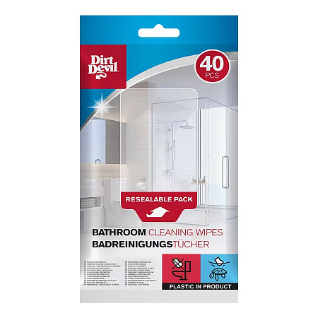 Dirt Devil Cleaning Wipes bathroom 40 pcs DDWIPBAT Dirt Devil Cleaning Wipes bathroom 40 pcs DDWIPBAT