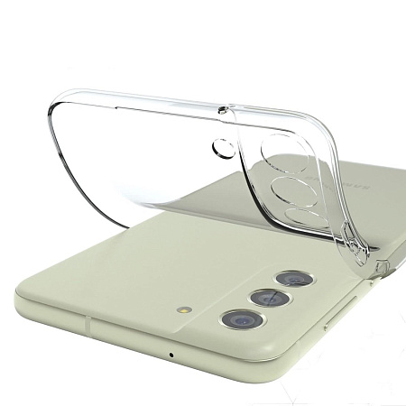 Helmet Case TPU Soft Samsung S21FE, Clear
