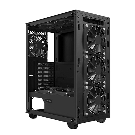 Case ATX GAMEMAX Draco XD, w/o PSU, 0.5mm, 4x120mm ARGB fans. ARGB+PWM Hub, Dual TG, DF, 1xUSB 3.1, 