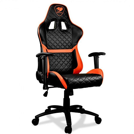 Gaming Chair Cougar ARMOR ONE Black/Orange, User max load up to 120kg / height 145-180cm