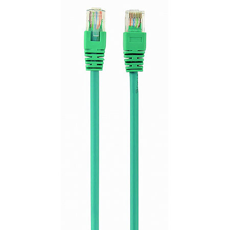  3m, Patch Cord  Green, PP12-3M/G, Cat.5E, Cablexpert, molded strain relief 50u" plugs