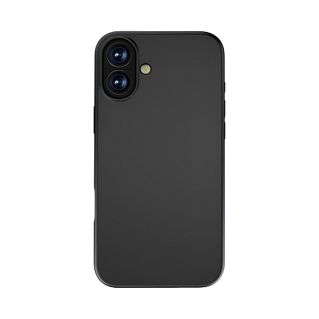 WOO Case Liquid Silicone iPhone 16, Black