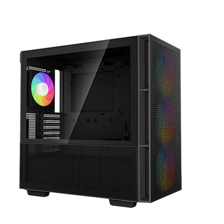 Case ATX Deepcool CH560, w/o PSU, 3x140mm & 1x120mm ARGB, USB-C, USB3.0, Front Mesh, Hybrid Side pan