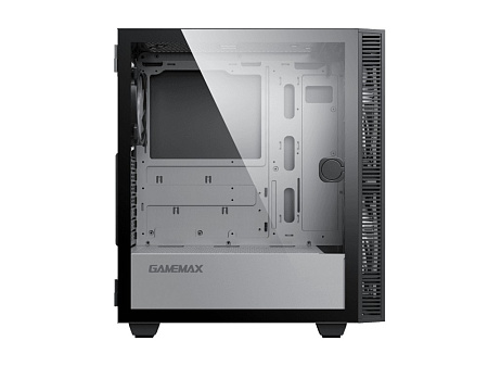 Case ATX GAMEMAX Aero, w/o PSU, 0.5mm, 2x200mm & 1x120mm ARGB fans, ARGB+PWM Hub, Front Mesh, TG, DF