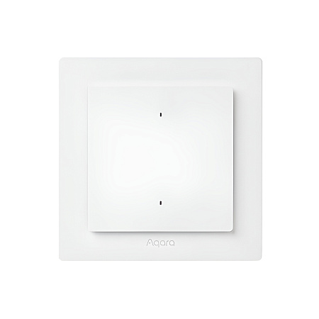 Aqara Zigbee/ Thread Light Switch H2 EU ( 2 Buttons, 1 Channels), White