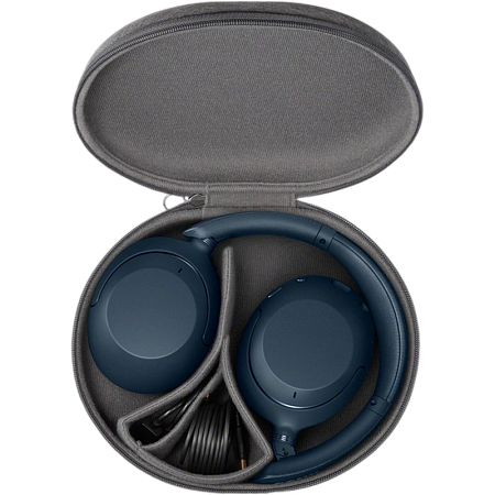 Bluetooth Headphones  SONY  WH-XB910N, Blue, Noise Cancelling
