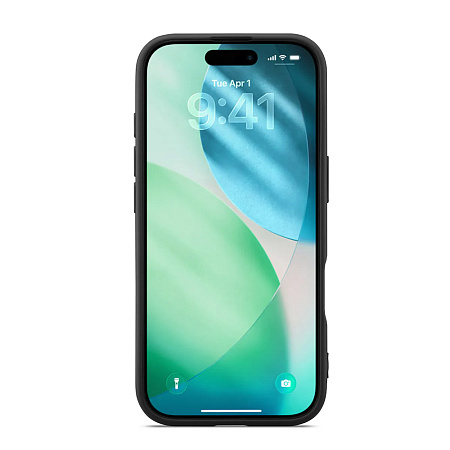 WOO Case Liquid Silicone iPhone 17 Air, Black WOO Case Liquid Silicone iPhone 17 Air, Black