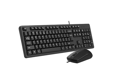 Keyboard & Mouse A4Tech KK-3330, 12Fn Keys, Laser Engraving, Splash Proof, 1200 dpi, 3 buttons, 1.5m Keyboard & Mouse A4Tech KK-3330, 12Fn Keys, Laser Engraving, Splash Proof, 1200 dpi, 3 buttons, 1.5m