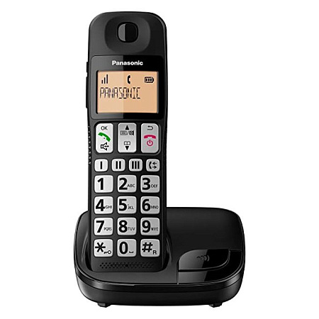 DECT Panasonic KX-TGE110UCB, Black DECT Panasonic KX-TGE110UCB, Black