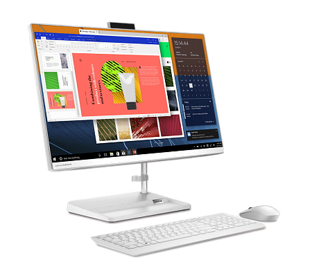 Lenovo AIO IdeaCentre 3 24ALC6 White (23.8" FHD IPS Ryzen 3 7330U 2.3-4.3GHz, 8GB, 256GB, No OS)