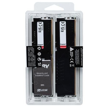 .16GB DDR5-5600MHz  Kingston FURY Beast (Kit of 2x8GB)  (KF556C40BBK2-16), CL40-40-40, 1.25V, Black