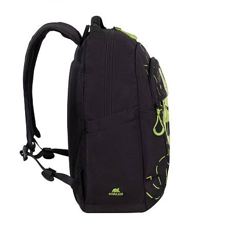 Backpack Rivacase 5430, for Laptop 15,6" & City bags, Black/Lime
