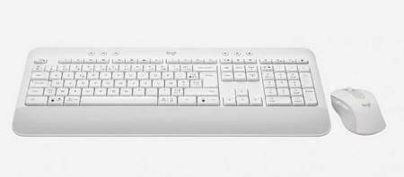 Wireless Keyboard & Mouse Logitech MK650, Quiet typing, Palm rest, Media сontrols, 4000dpi, 5 button