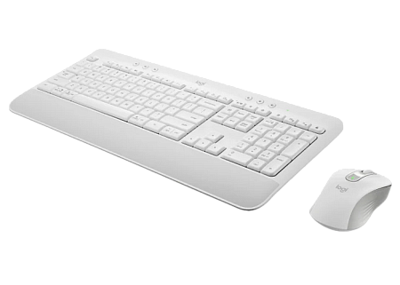 Wireless Keyboard & Mouse Logitech MK650, Quiet typing, Palm rest, Media сontrols, 4000dpi, 5 button