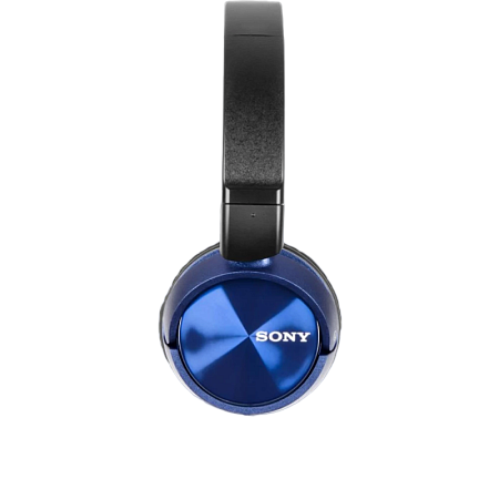Headphones  SONY  MDR-ZX310APL, Mic on cable,  4pin 3.5mm jack L-shaped, Cable: 1.2m, Blue