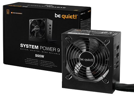 Power Supply ATX 600W be quiet! SYSTEM POWER 9 CM, 80+ Bronze, 120mm, Active PFC, DC/DC, Temperature