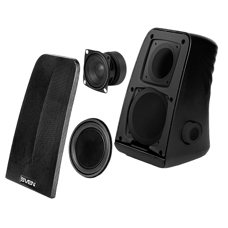 Speakers SVEN "380" Black, 5w, USB power / DC 5V Speakers SVEN "380" Black, 5w, USB power / DC 5V