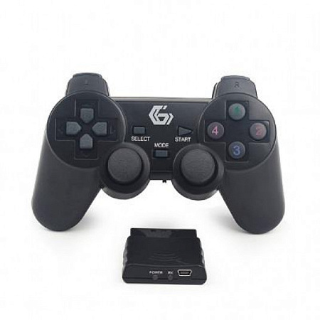Gembird JPD-WDV-01 2.4 GHz Wireless dual vibration gamepad, 12 action buttons, 2 and 4-way D-, клавиатуры ,мышки ,веб камера ,коврики ,флешки , 16gb, 32gb,64gb,128gb,256gb,512,microsd,sd