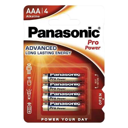 Panasonic   "PRO Power" AAA Blister *4, Alkaline, LR03XEG/4BP