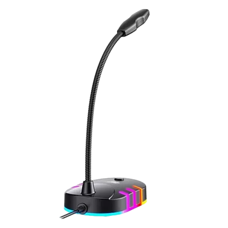 Microphones Havit GK58B, Omnidirectional, 30Hz-16kHz, 1.5m. RGB, USB