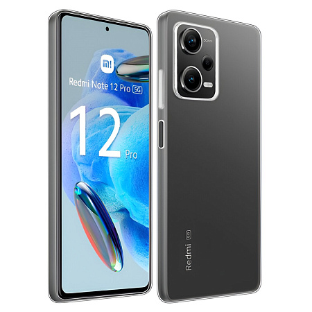 Helmet Case TPU Soft Redmi Note 12 Pro 5G, Clear